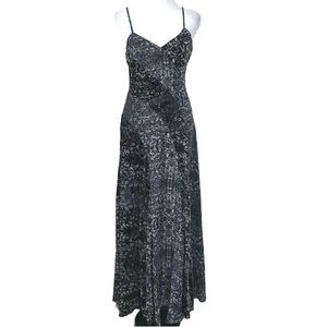 Haute Hippie Paisley Maxi Dress Psycho Burn Out XS